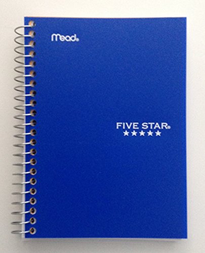Five Star 45484 5 X 7 College Ruled Wirebound Personal NOTEBOOK Assorted