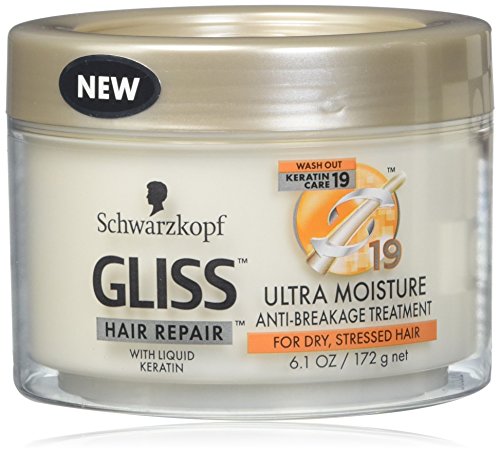 ''Gliss HAIR Repair Anti Breakage Treatment, Ultra Moisture, 6.1 Oz (3 Pack)''