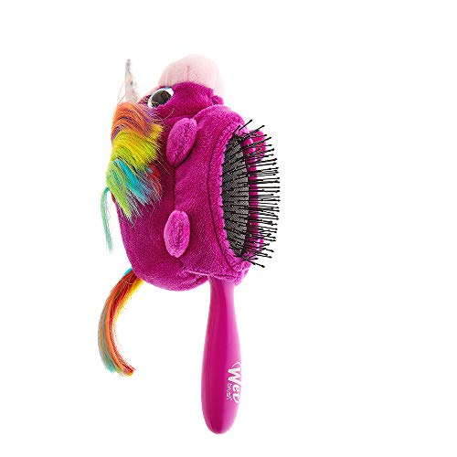 ''Wet Brush Plush Detangler Hair Brush for Kids with Soft IntelliFlex Bristles, UNICORN Detachable To